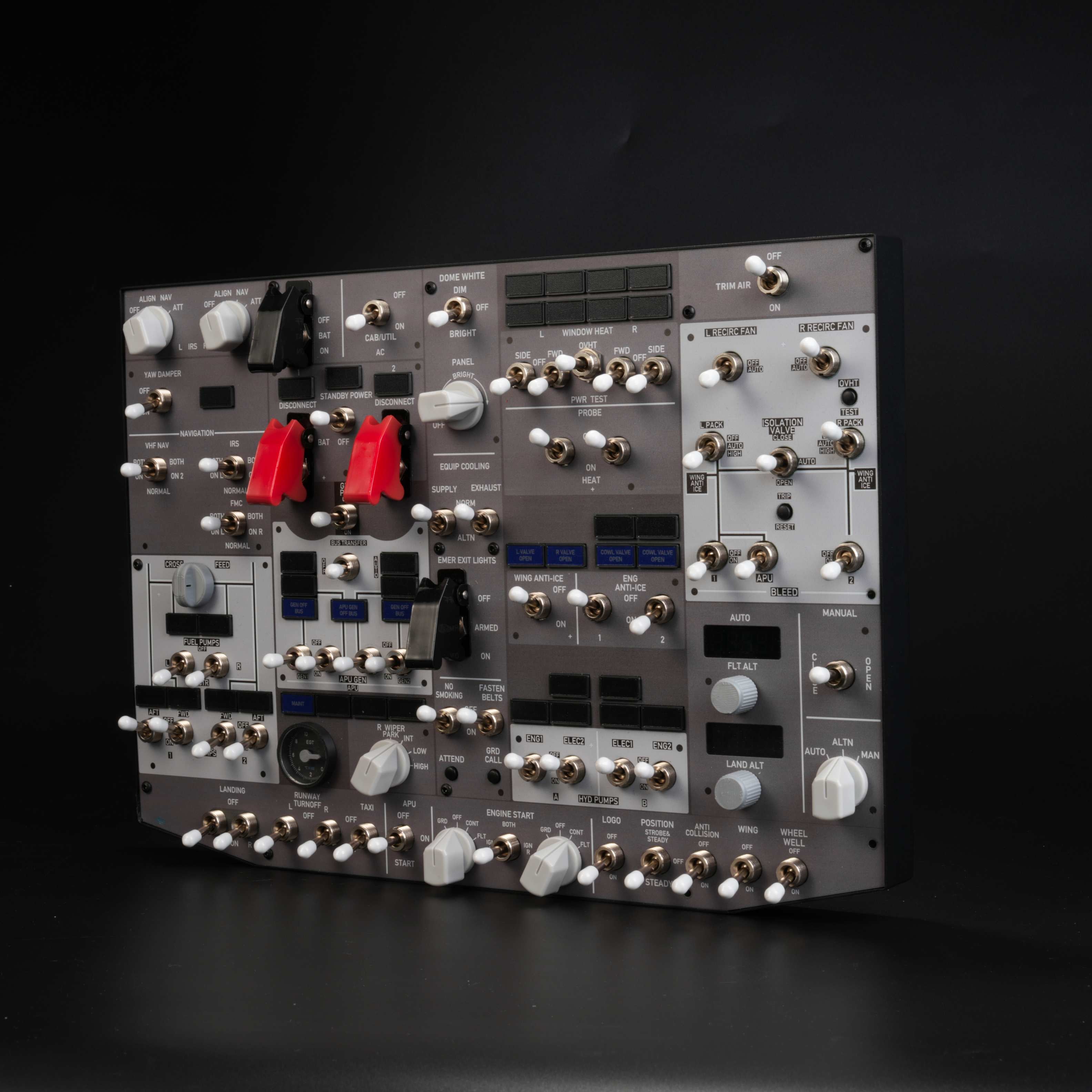 ​VRinsight B737 オーバーヘッドパネル（簡易版）ジャンク Rowsfire B107 B737 オーバーヘッドパネル