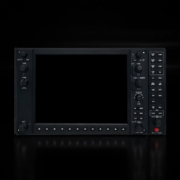 Rowsfire D103 G1000 NXi panel set with multiple instrument panels and controls for aircraft cockpit display.