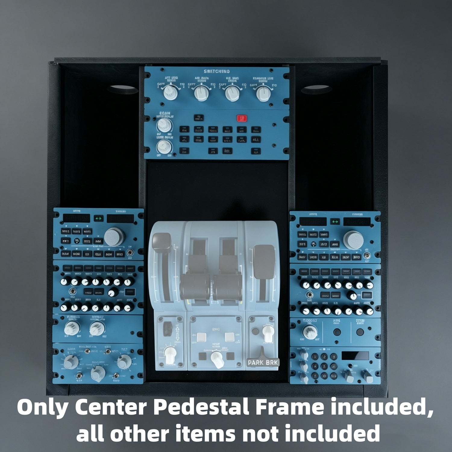 A110P with all A-Series panels and throttle mounted - complete A320 pedestal