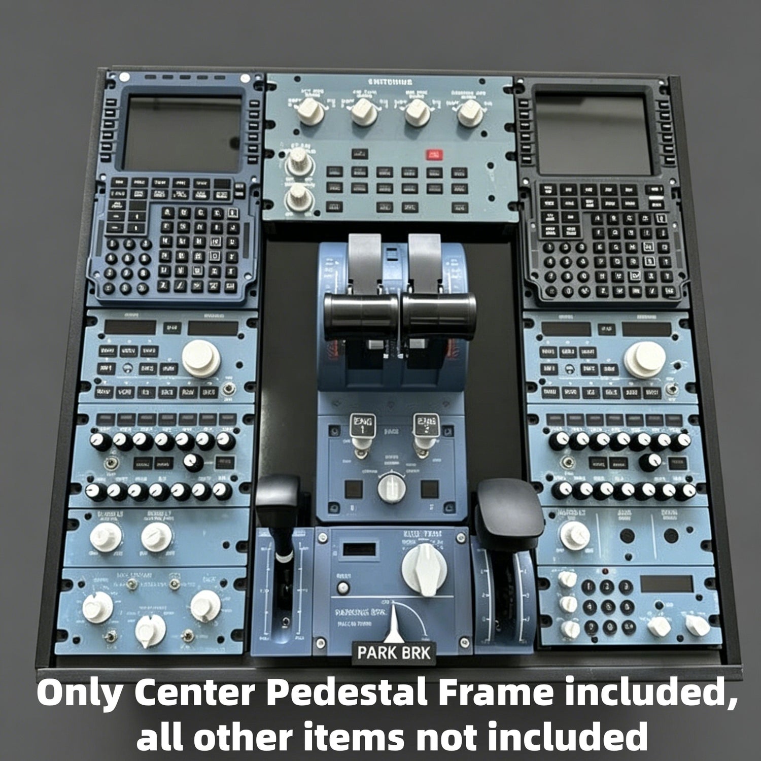 A110P frame structure showing slot-together joints and cable routing holes