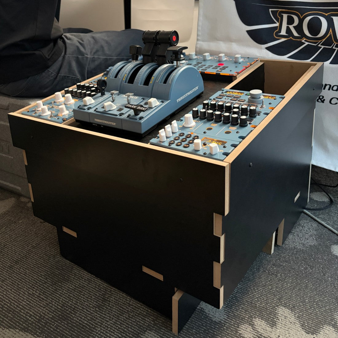 Rowsfire A110 A320 Flight Simulator Pedestal Stand (HDF Materails)
