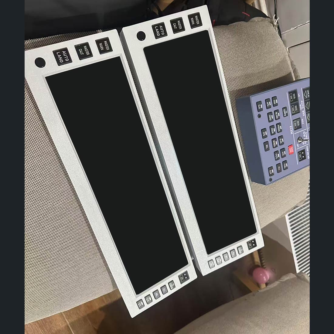 Rowsfire A108 A320/A350/A380 PFD ND ECAM EWD 4-in-1 Flight Display Panel - Rowsfire