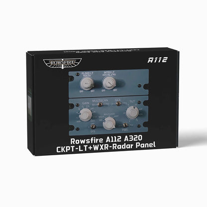 Rowsfire A112 1:1 Scale CKPT-LT+WXR-Radar Integrated Panel - Rowsfire