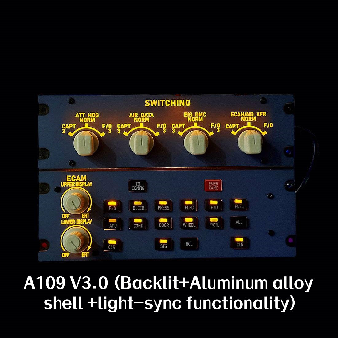 Rowsfire A109 ATT-ADIRS-EIS Integrated Panel - Rowsfire