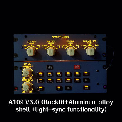 Rowsfire A109 ATT-ADIRS-EIS Integrated Panel - Rowsfire