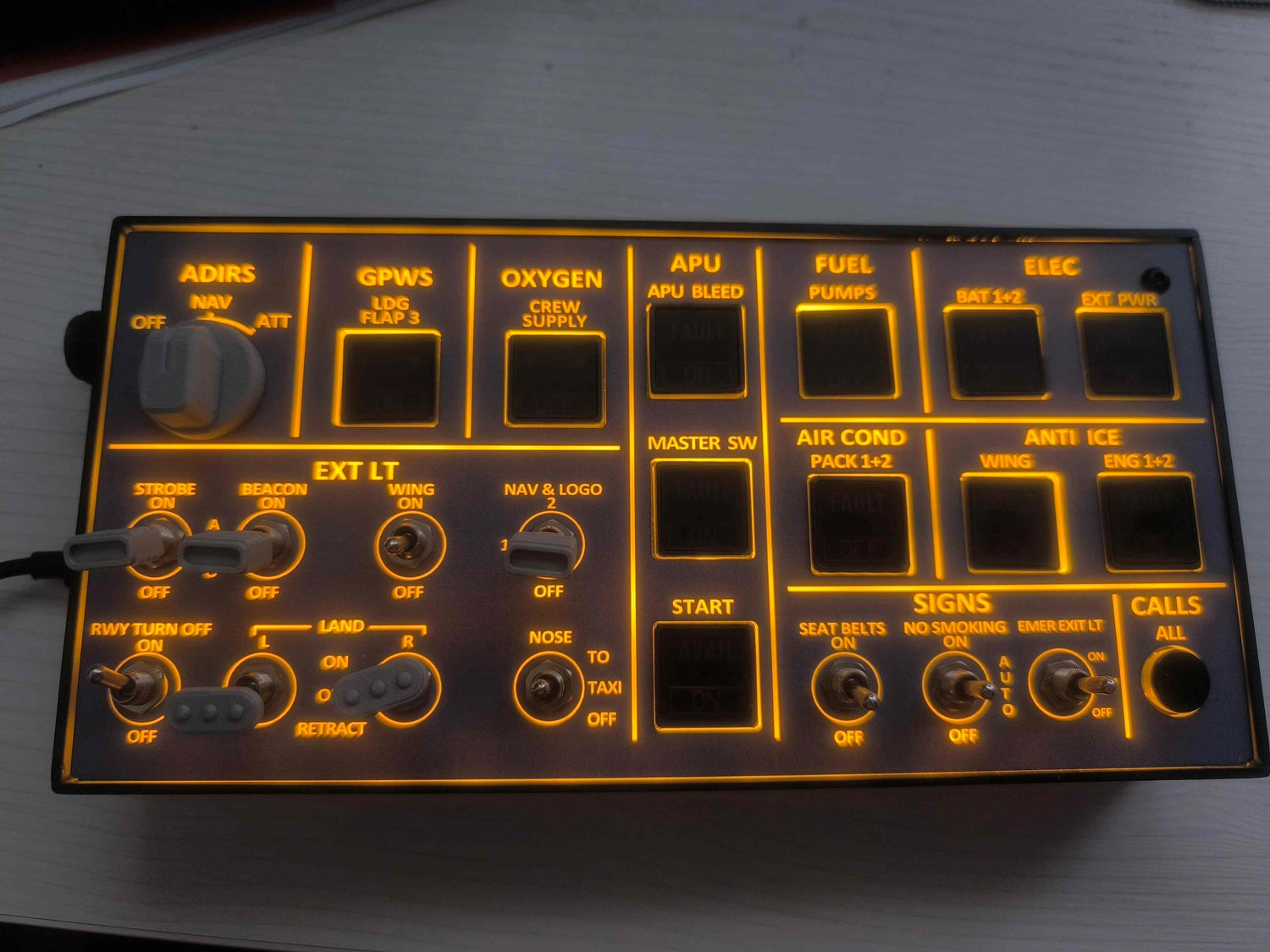 Rowsfire A106 Overhead Panel  V2.0 – Renewed
