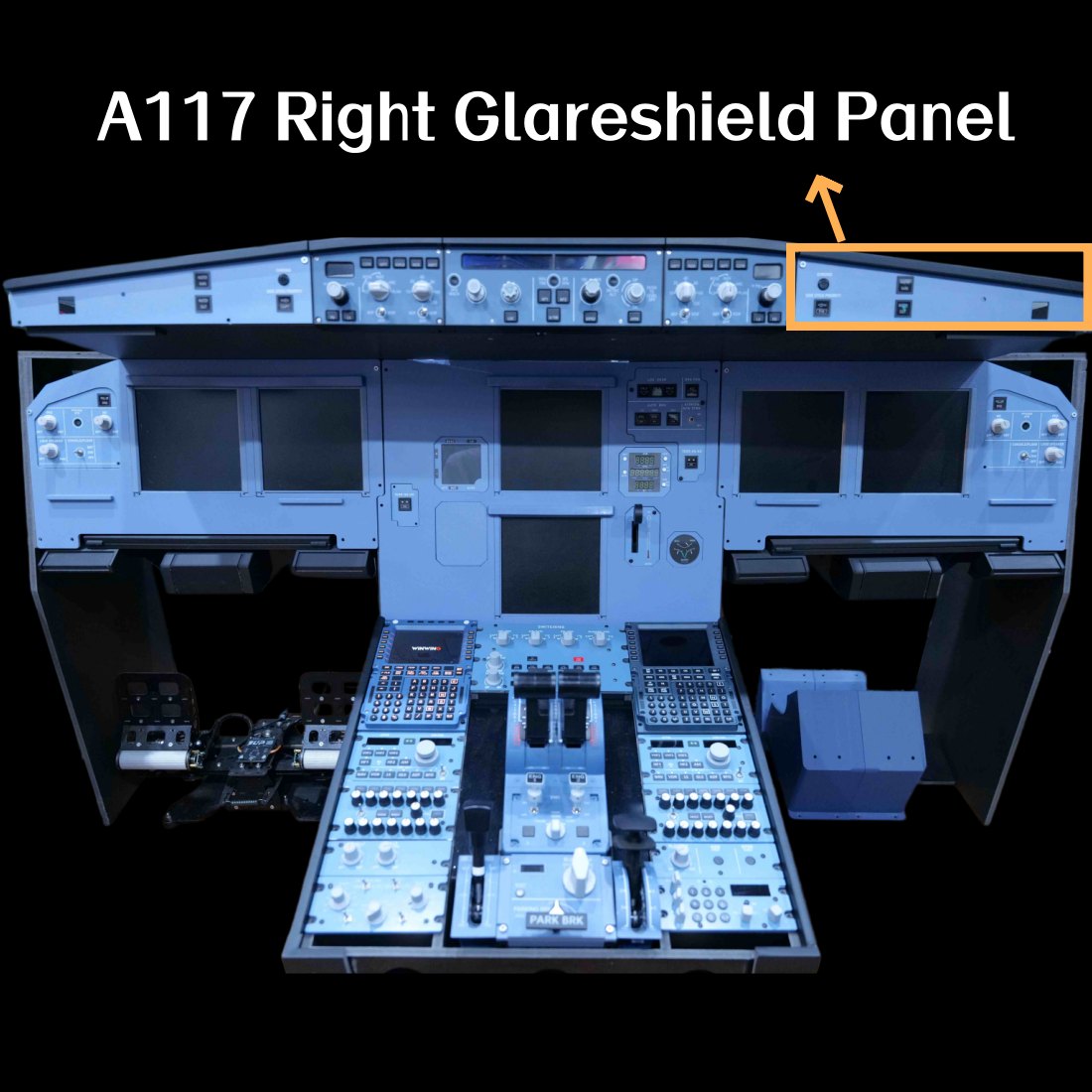 Rowsfire A117 1:1 Scale Glareshield Panel - Rowsfire